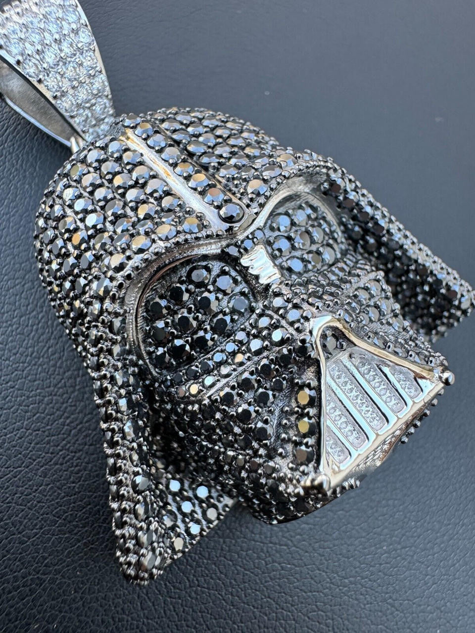 HarlemBling SERIES 4: Limited Edition Moissanite Star Wars "Mask" Pendant Harlembling x Darth Vader