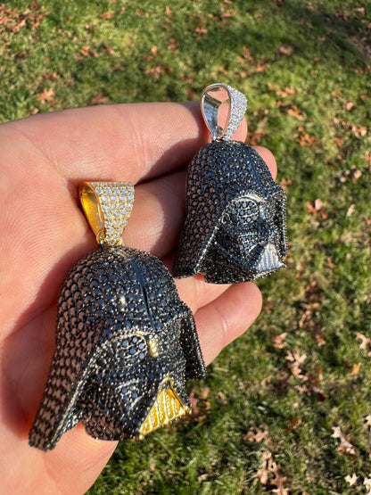 HarlemBling SERIES 4: Limited Edition Moissanite Star Wars "Mask" Pendant Harlembling x Darth Vader