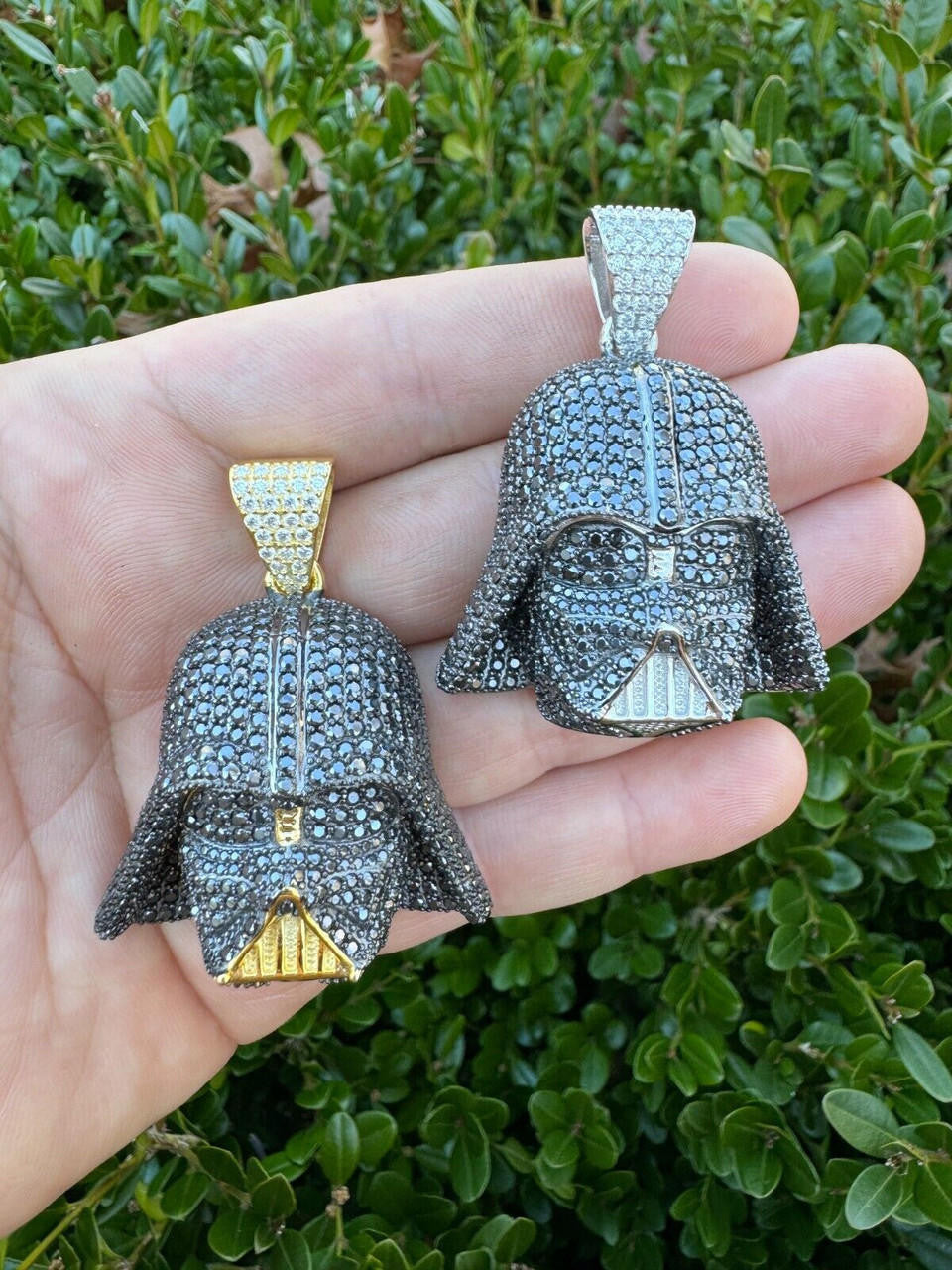 HarlemBling SERIES 4: Limited Edition Moissanite Star Wars "Mask" Pendant Harlembling x Darth Vader