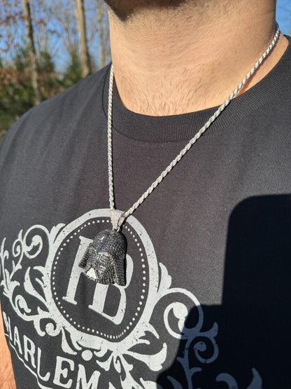 HarlemBling SERIES 4: Limited Edition Moissanite Star Wars "Mask" Pendant Harlembling x Darth Vader