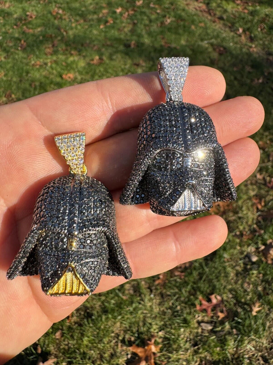 HarlemBling SERIES 4: Limited Edition Moissanite Star Wars "Mask" Pendant Harlembling x Darth Vader