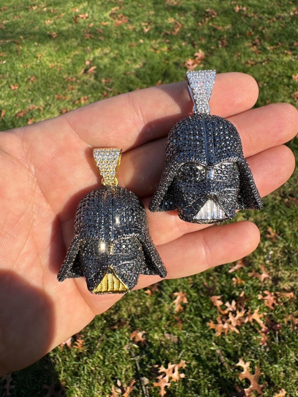 HarlemBling SERIES 4: Limited Edition Moissanite Star Wars "Mask" Pendant Harlembling x Darth Vader