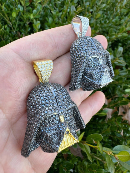 HarlemBling SERIES 4: Limited Edition Moissanite Star Wars "Mask" Pendant Harlembling x Darth Vader