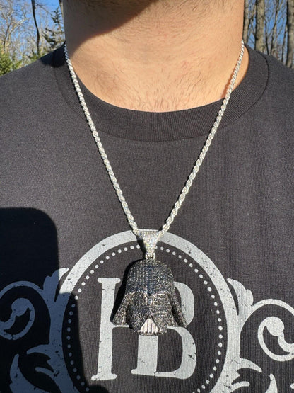 HarlemBling SERIES 4: Limited Edition Moissanite Star Wars "Mask" Pendant Harlembling x Darth Vader