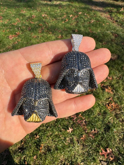 HarlemBling SERIES 4: Limited Edition Moissanite Star Wars "Mask" Pendant Harlembling x Darth Vader
