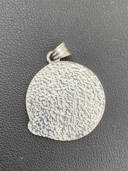 HarlemBling Smiley Blow Kiss Love Emoji Solid 925 Sterling Silver 1 Pendant For Necklace