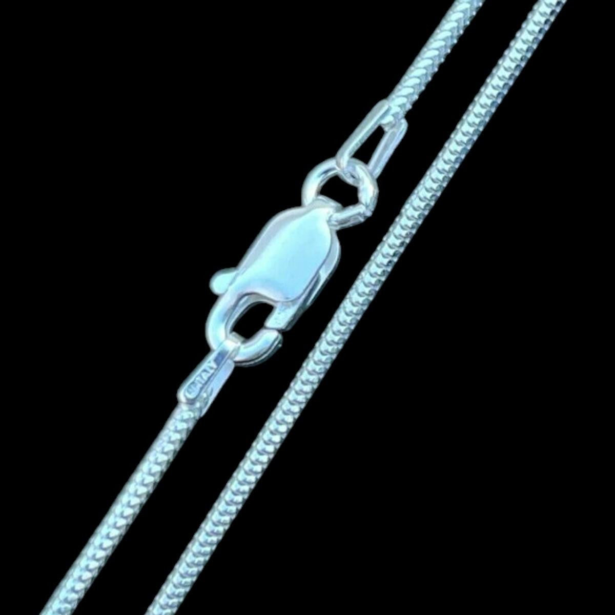 HarlemBling Snake Chain Necklace - 925 Sterling Silver - 14"-30" - 1.5mm