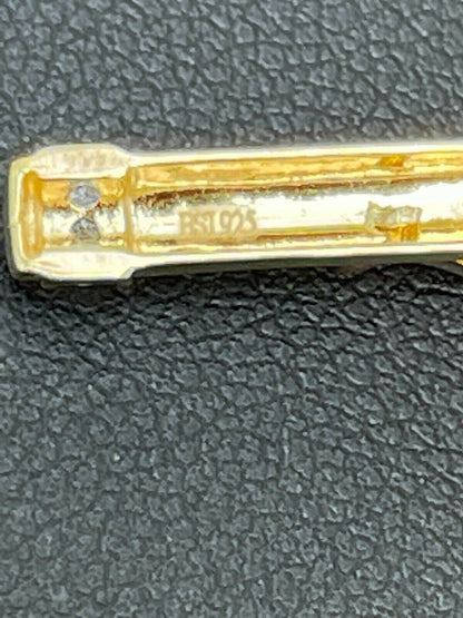 HarlemBling Solid 925 Silver Cross Jesus Pendant Yellow Gold Finish Iced Crucifix Necklace