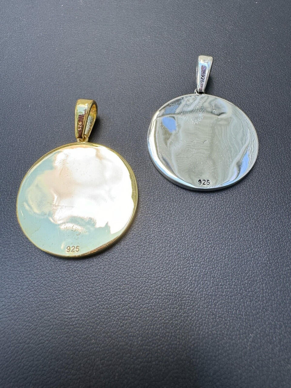 HarlemBling Solid 925 Silver /Gold Plated Freemason Masonic Medallion Pendant Necklace