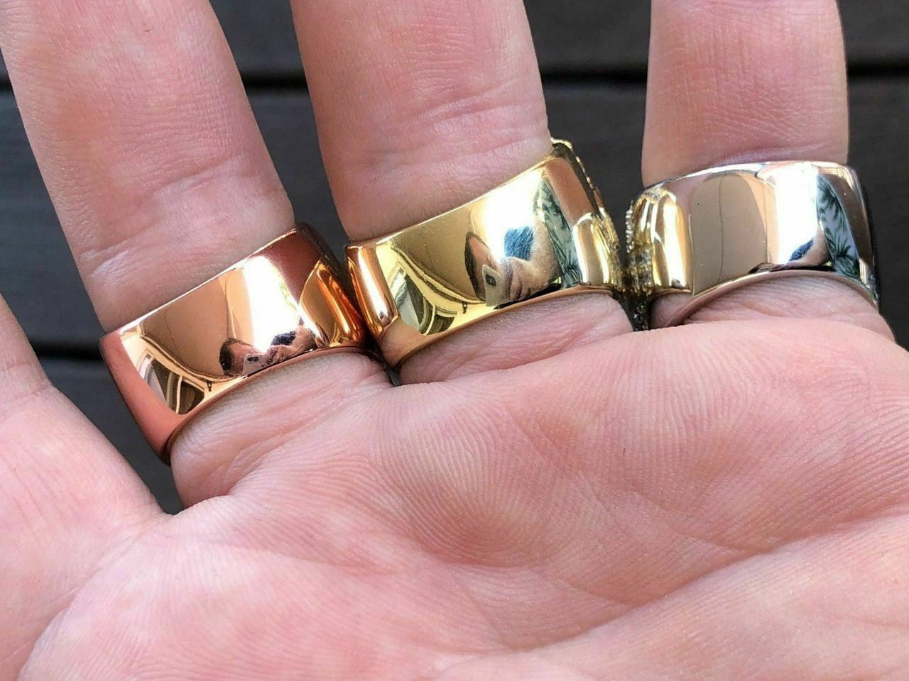 Solid 925 Silver Men's Hip Hop Rapper Big Diamond Pinky RING 14k