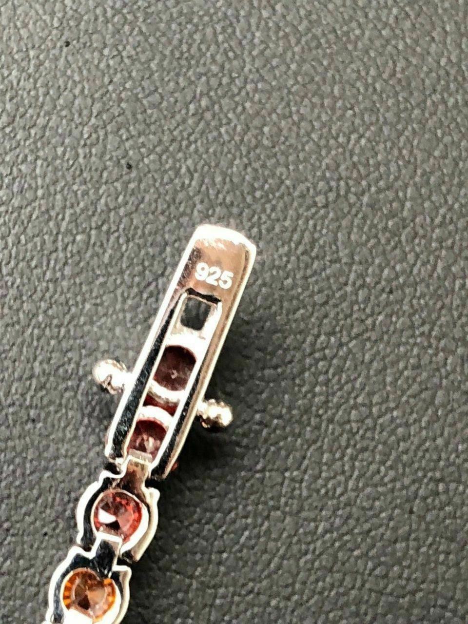 HarlemBling Solid 925 Sterling Silver 4mm Multicolor Rainbow Gay Pride Tennis Bracelet 6-9