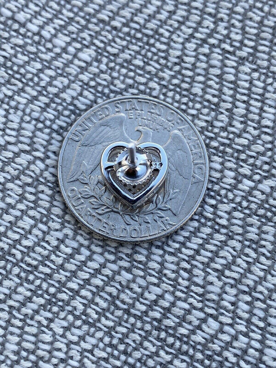 HarlemBling Solid 925 Sterling Silver Iced Heart Stud Earrings Moissanite Pass Diamond Test