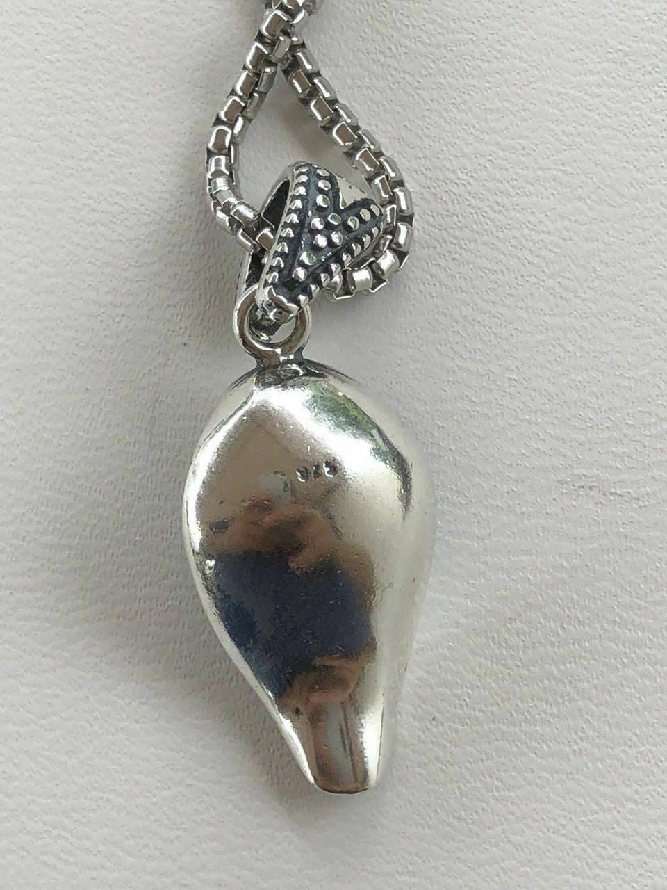 HarlemBling Solid 925 Sterling Silver King Cobra Snake Womens Mens Pendant W 22 Chain