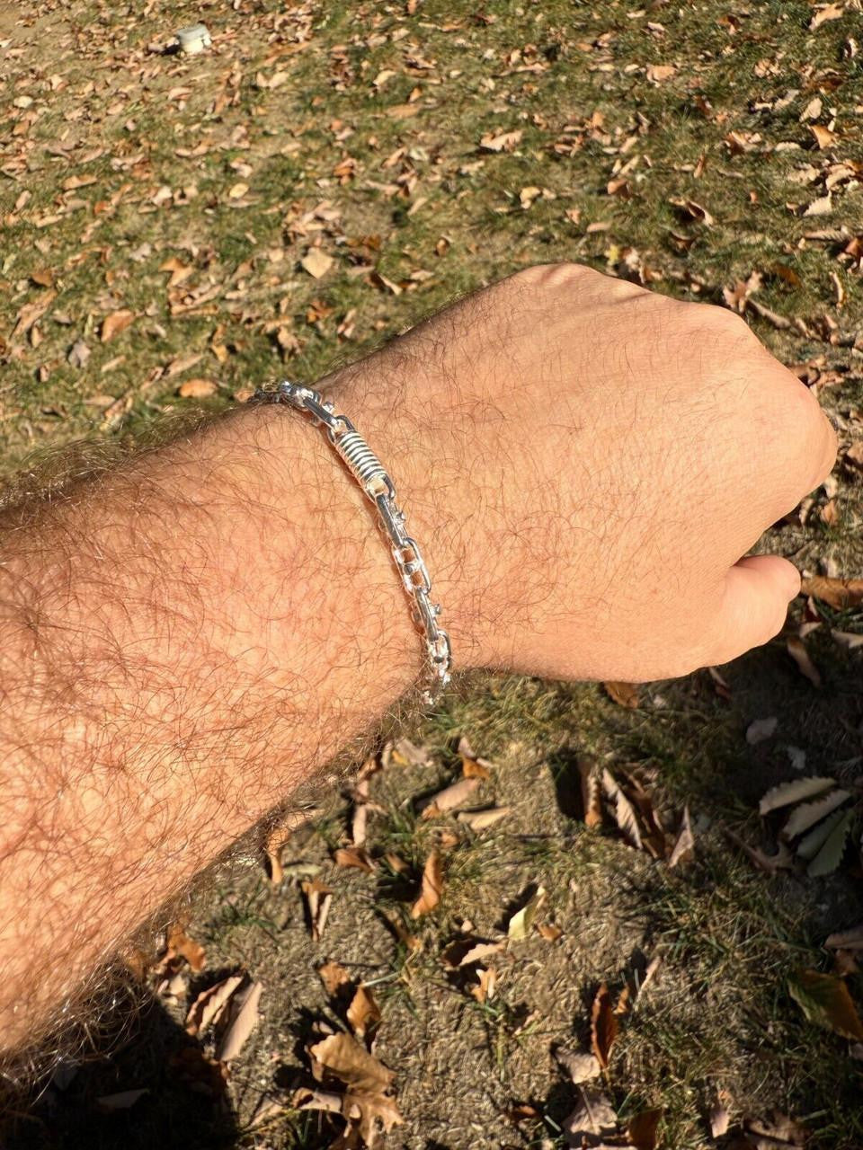 HarlemBling Spring Barrel Rolo Link Bracelet - 925 Sterling Silver - 7"-9" - 5mm