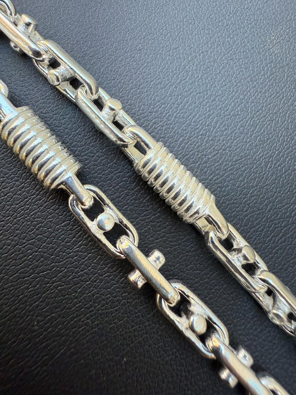 HarlemBling Spring Barrel Rolo Link Bracelet - 925 Sterling Silver - 7"-9" - 5mm