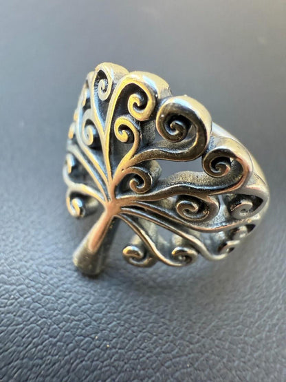 HarlemBling Tree Of Life Ring - 925 Silver - Plain