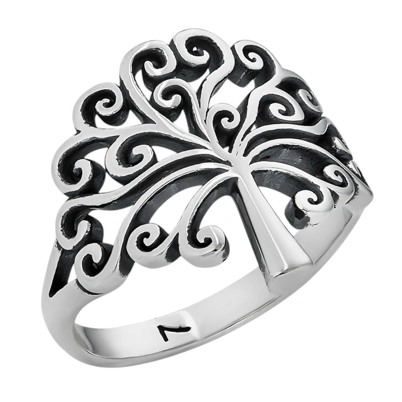 HarlemBling Tree Of Life Ring - 925 Silver - Plain