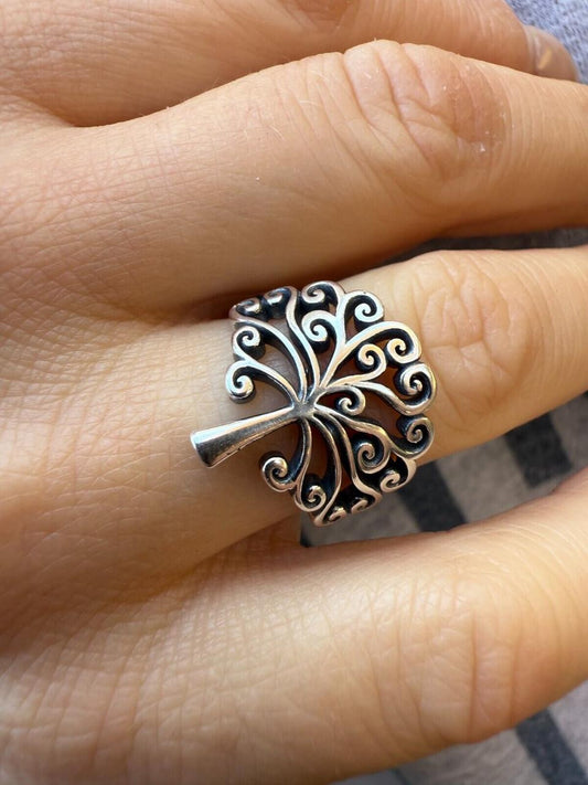 HarlemBling Tree Of Life Ring - 925 Silver - Plain