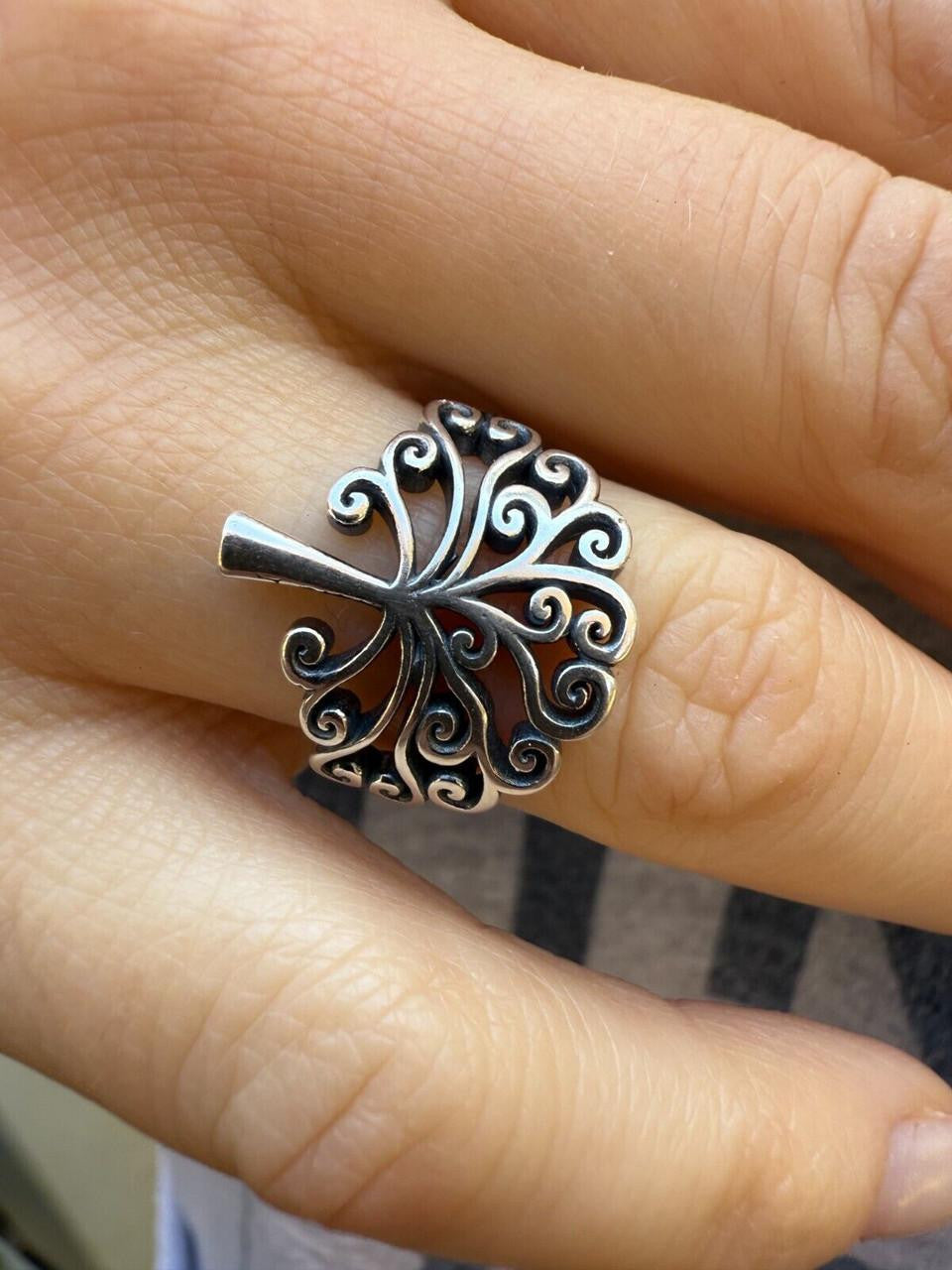 HarlemBling Tree Of Life Ring - 925 Silver - Plain