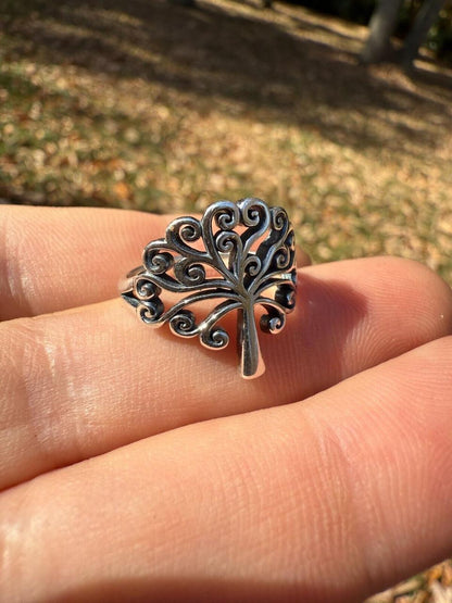 HarlemBling Tree Of Life Ring - 925 Silver - Plain