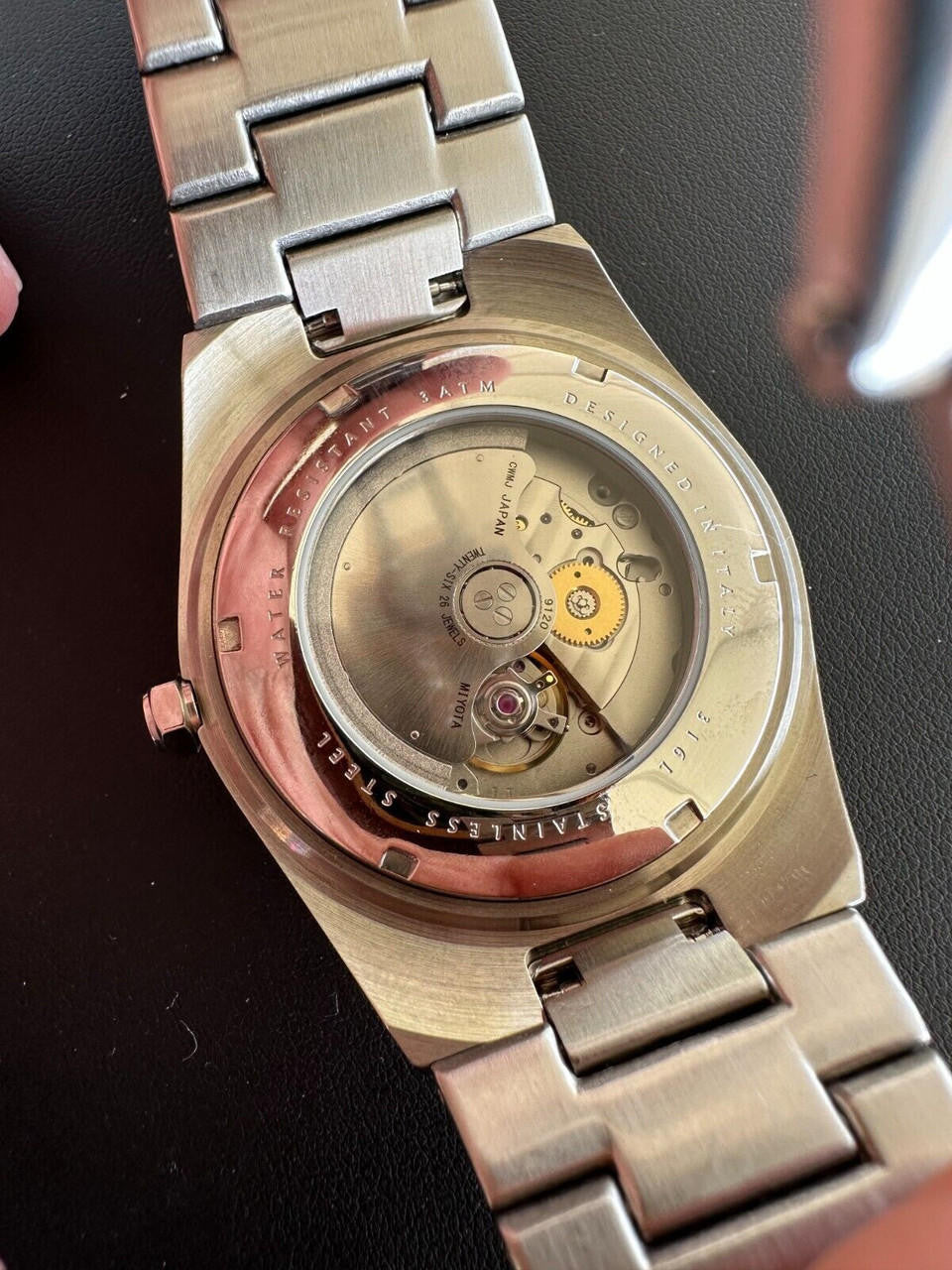 Hip Hop 35ct MOISSANITE White Face Mens Perpetual Calendar Real Watch Auto Iced Hip Hop