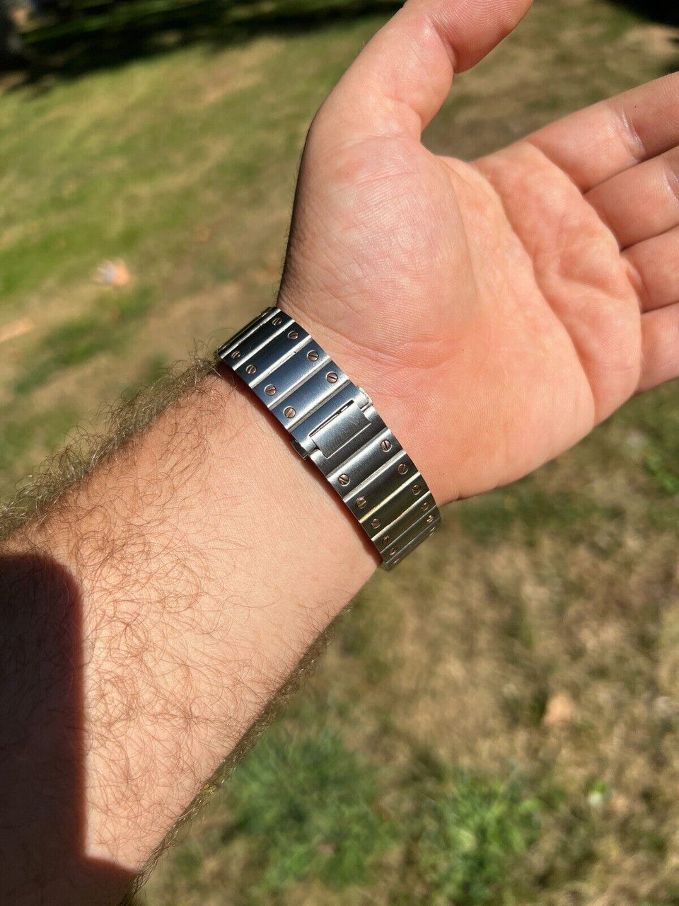 Hip Hop Mens 2.5ct MOISSANITE Watch Hip Hop Two Tone Rose Gold Plated Automatic Black