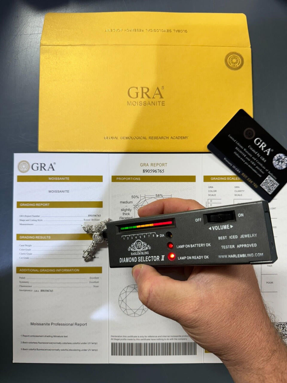 Hip Hop MOISSANITE Cross W. Rose Thorns Pendant Iced Necklace Real 925 Silver / 14k Gold