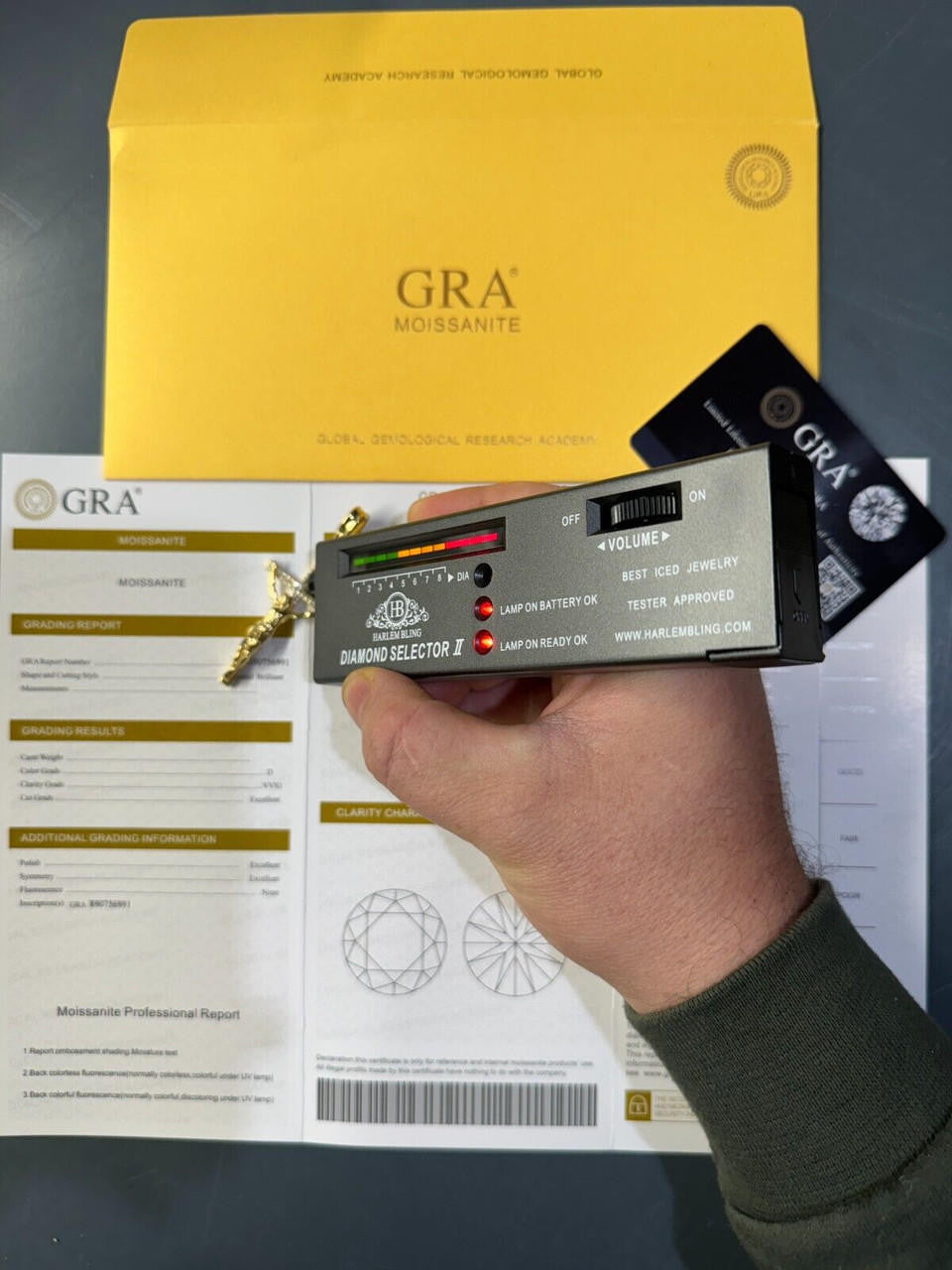 Hip Hop Moissanite Real Iced Jesus On Cross Pendant - Real 925 Silver 2" Mens Necklace