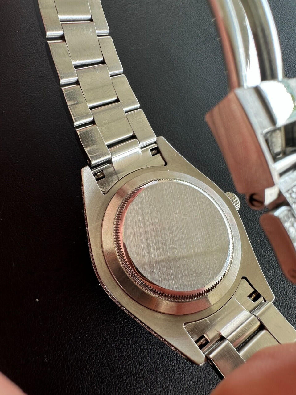 Hip Hop No Logo 16ct MOISSANITE Mens Presidential Watch Honeycomb Set Iced Arabic Dial