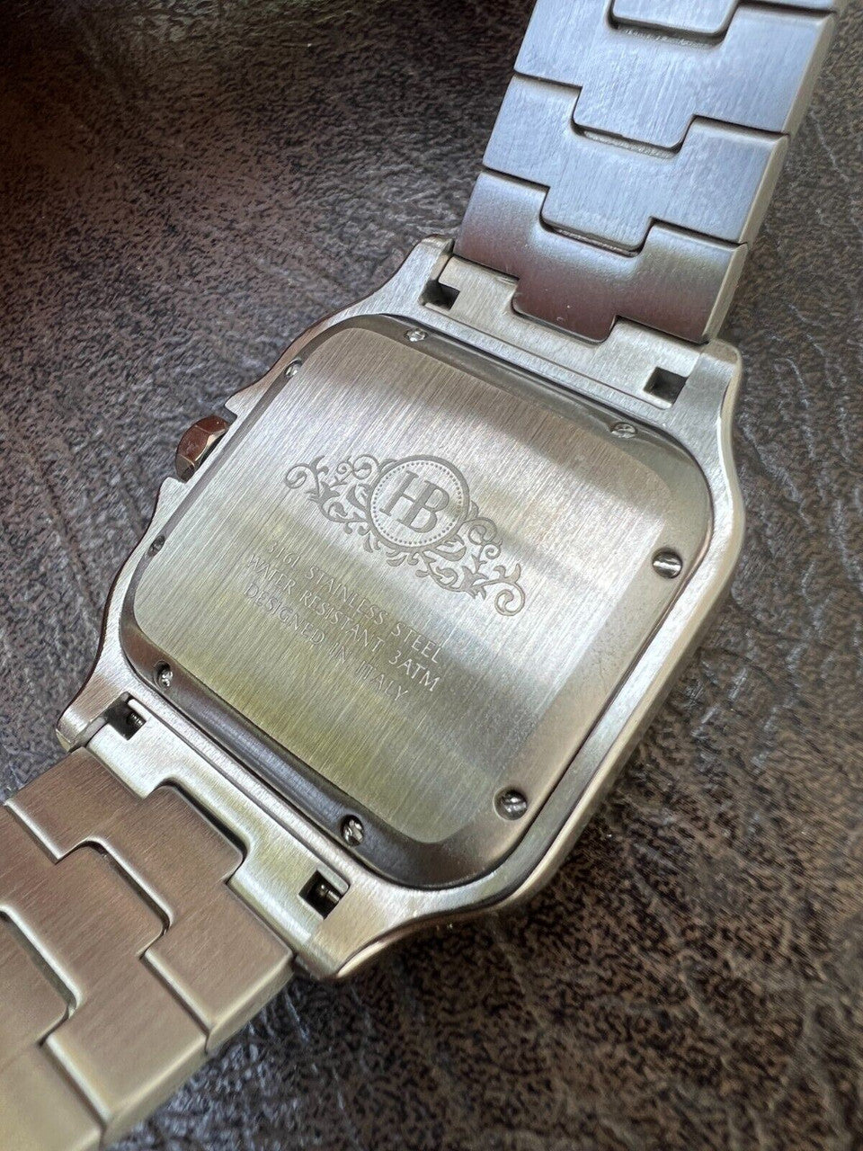 Hip Hop Real Mens 2.5ct MOISSANITE Watch Hip Hop Iced Automatic Movement Blue Face