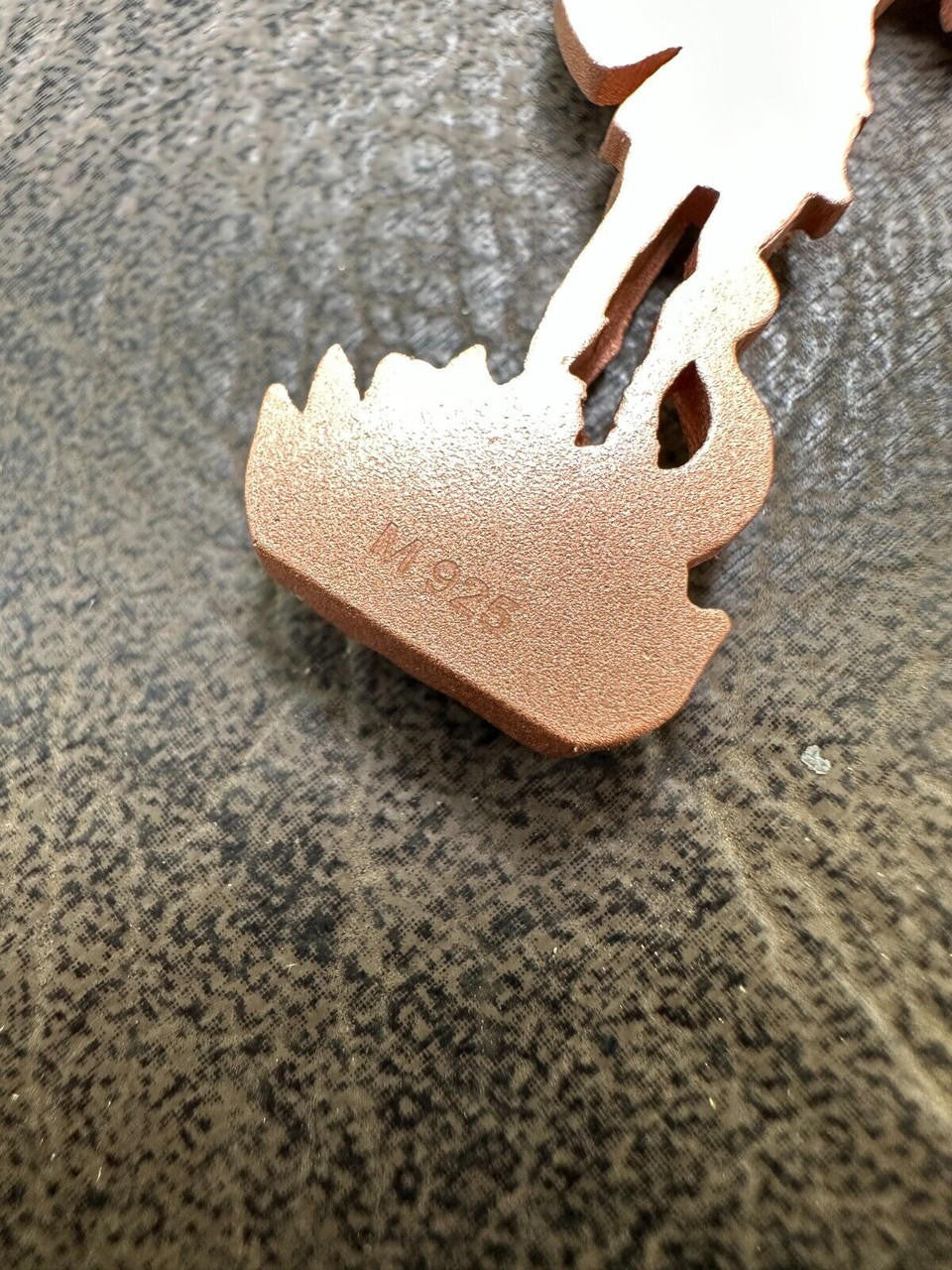 Hip Hop Real MOISSANITE Saint Michael & Dragon Pendant 14k Rose Gold Vermeil 925 Silver