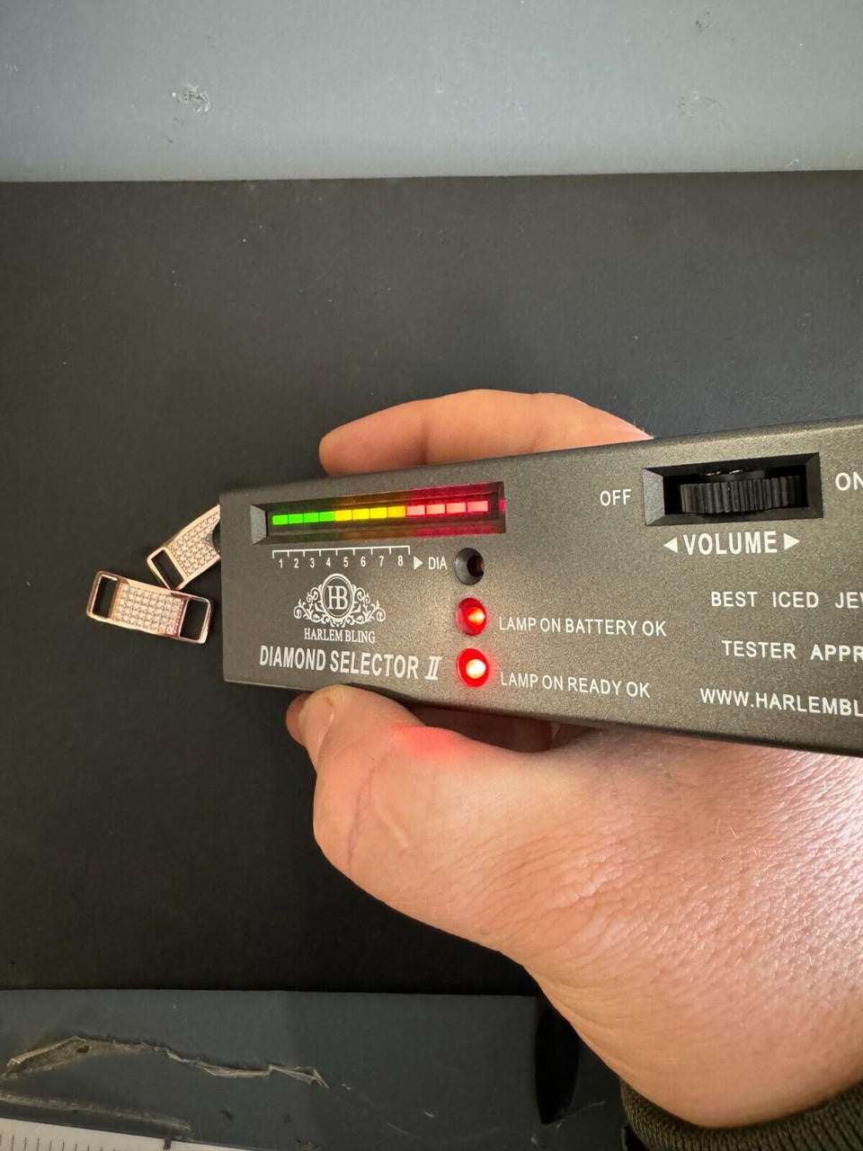 Iced Solid 14k Rose Gold Over 925 Silver Moissanite Lace Locks For Sneakers AF1