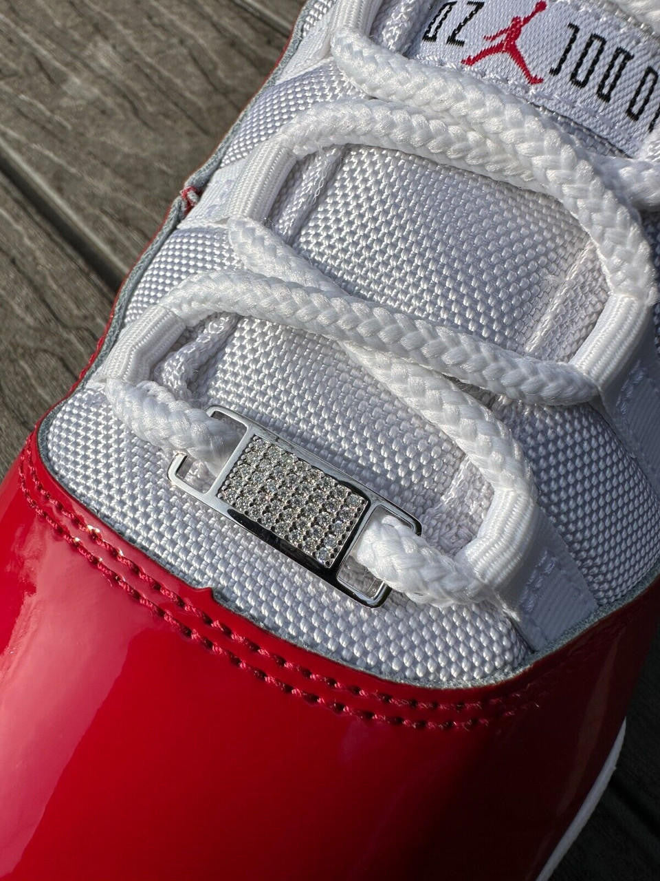 Iced Solid 925 Sterling Silver Lace Locks For Sneakers Nike AF1 Jordans Etc