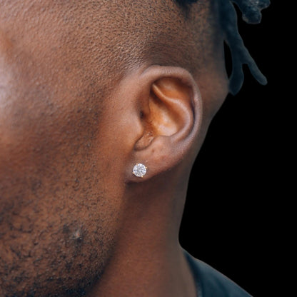 Moissanite 1ct TW 5mm Screwback Stud Earrings!