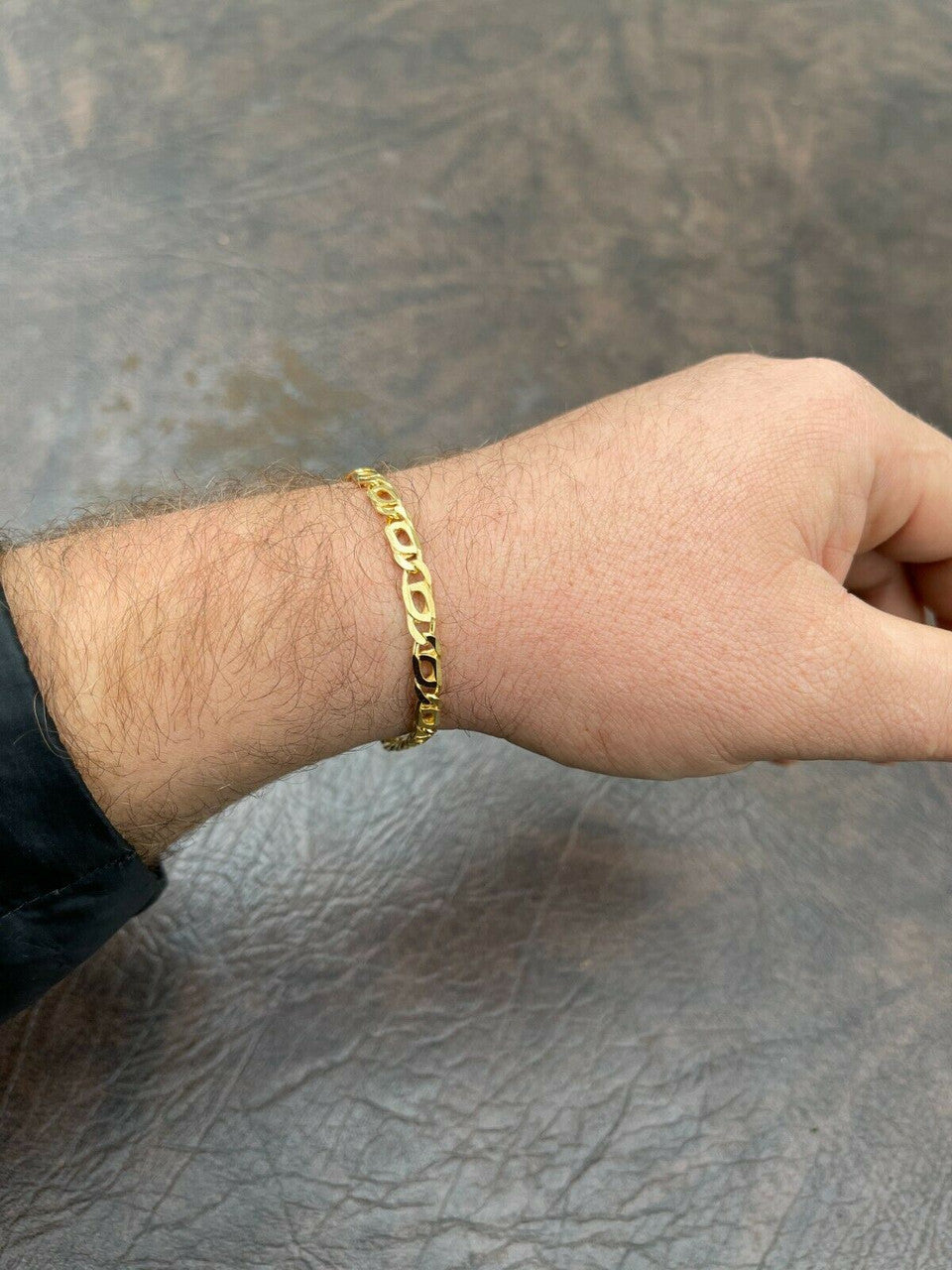 Italiano Silver, Inc 14k Gold Vermeil 925 Sterling Silver Mens Tigers Eye Chain Necklace Or Bracelet