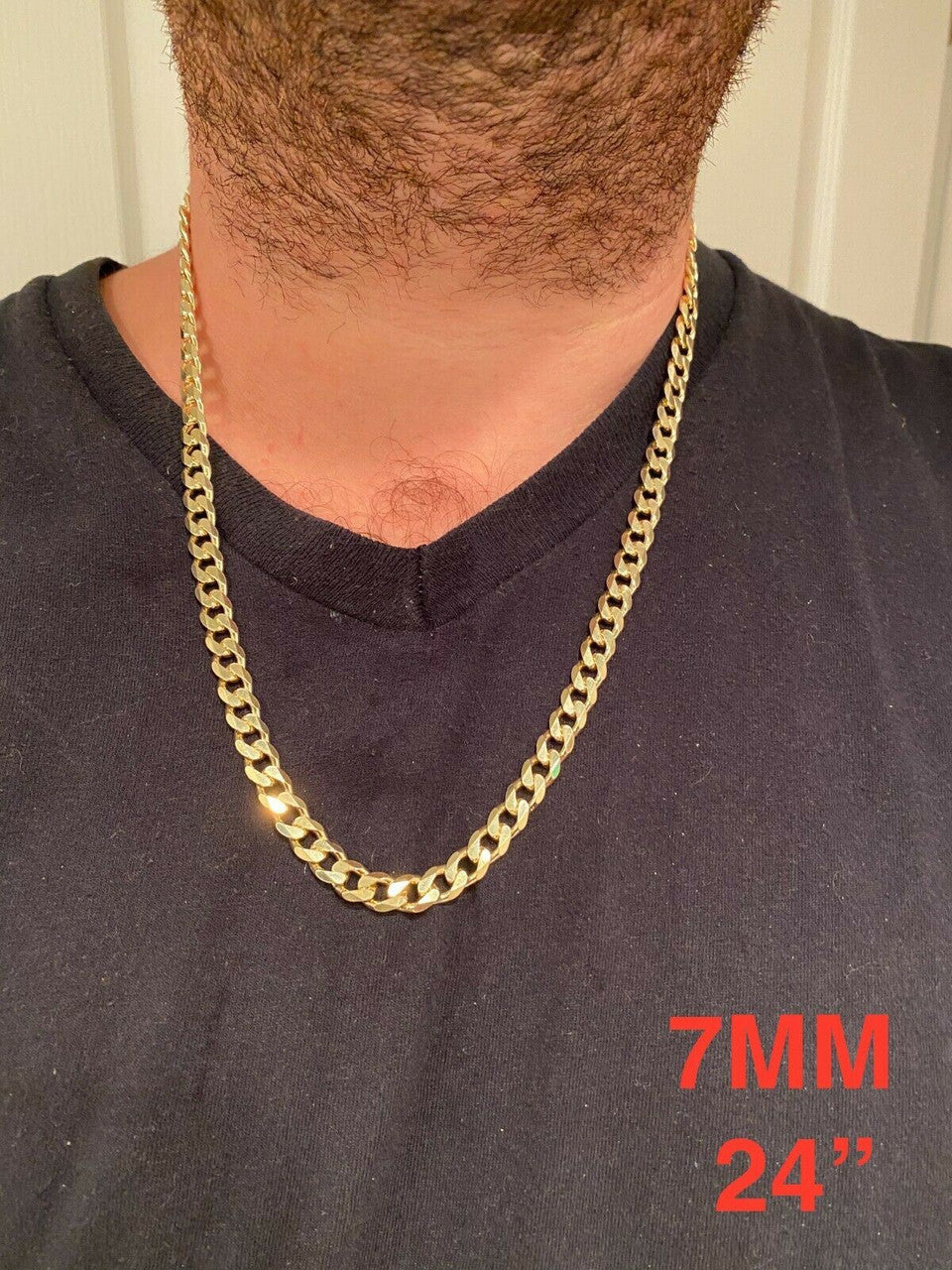 Italiano Silver, Inc 14k Gold Vermeil Over 925 Silver Miami Cuban Curb Link Chain Or Bracelet 2-16mm