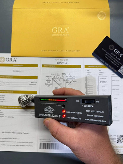 Italiano Silver, Inc. HEAVY Nugget Death Skull Ring Mens Real Solid 925 Silver Real Black MOISSANITE