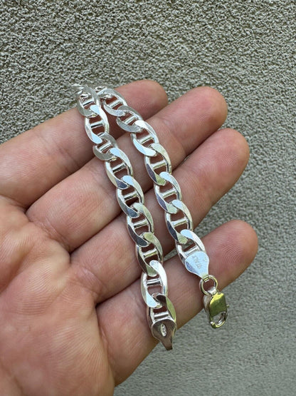 Italiano Silver, Inc. Mariner Link Bracelet - 925 Sterling Silver - 6"-9" - 2.5mm-16mm