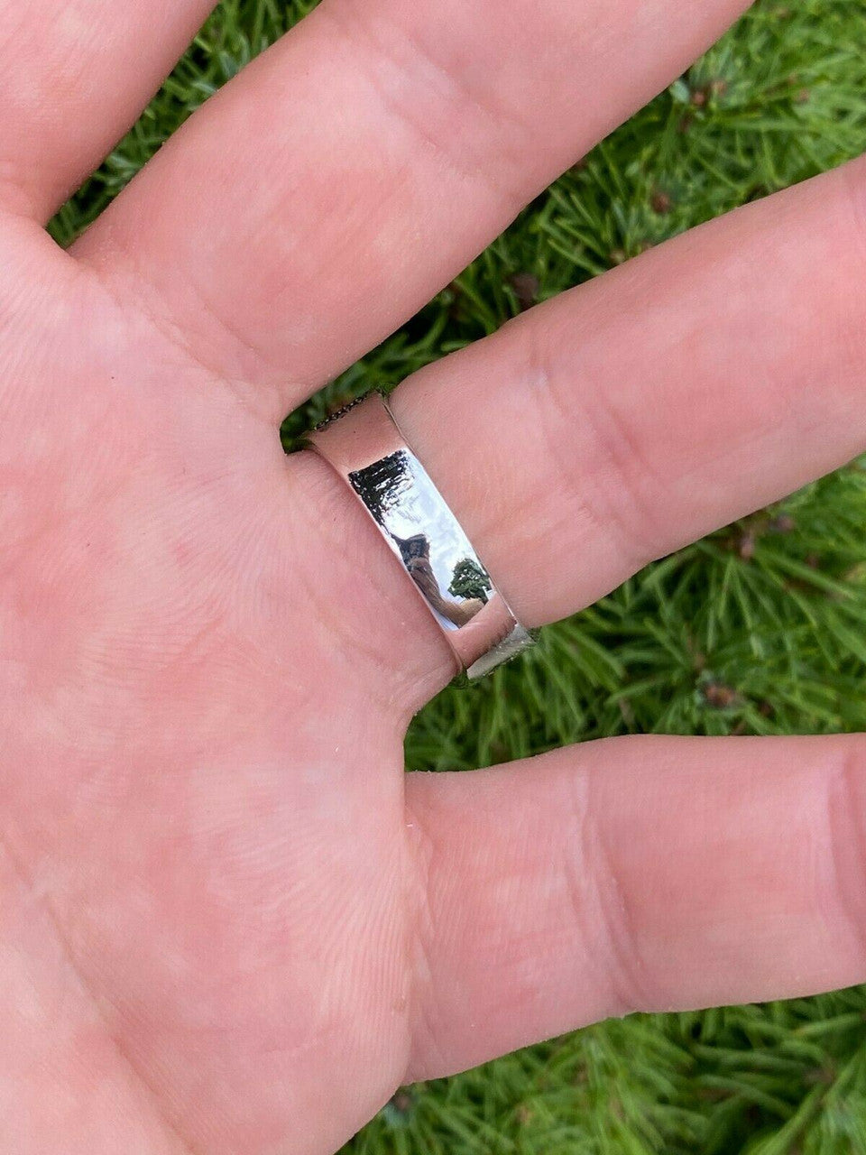 Italiano Silver, Inc Mens 14k Gold and Real Solid 925 Sterling Silver Christian Cross Ring Oxidized