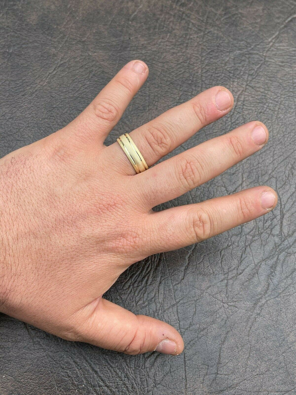 Italiano Silver, Inc Mens Ladies 14k Gold Vermeil Solid 925 Sterling Silver Plain Wedding Band Ring