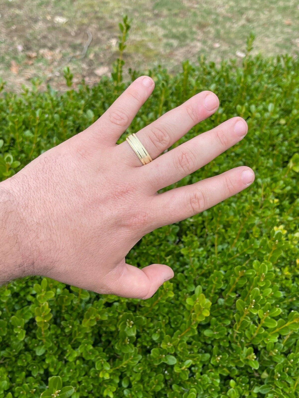 Italiano Silver, Inc Mens Ladies 14k Gold Vermeil Solid 925 Sterling Silver Plain Wedding Band Ring