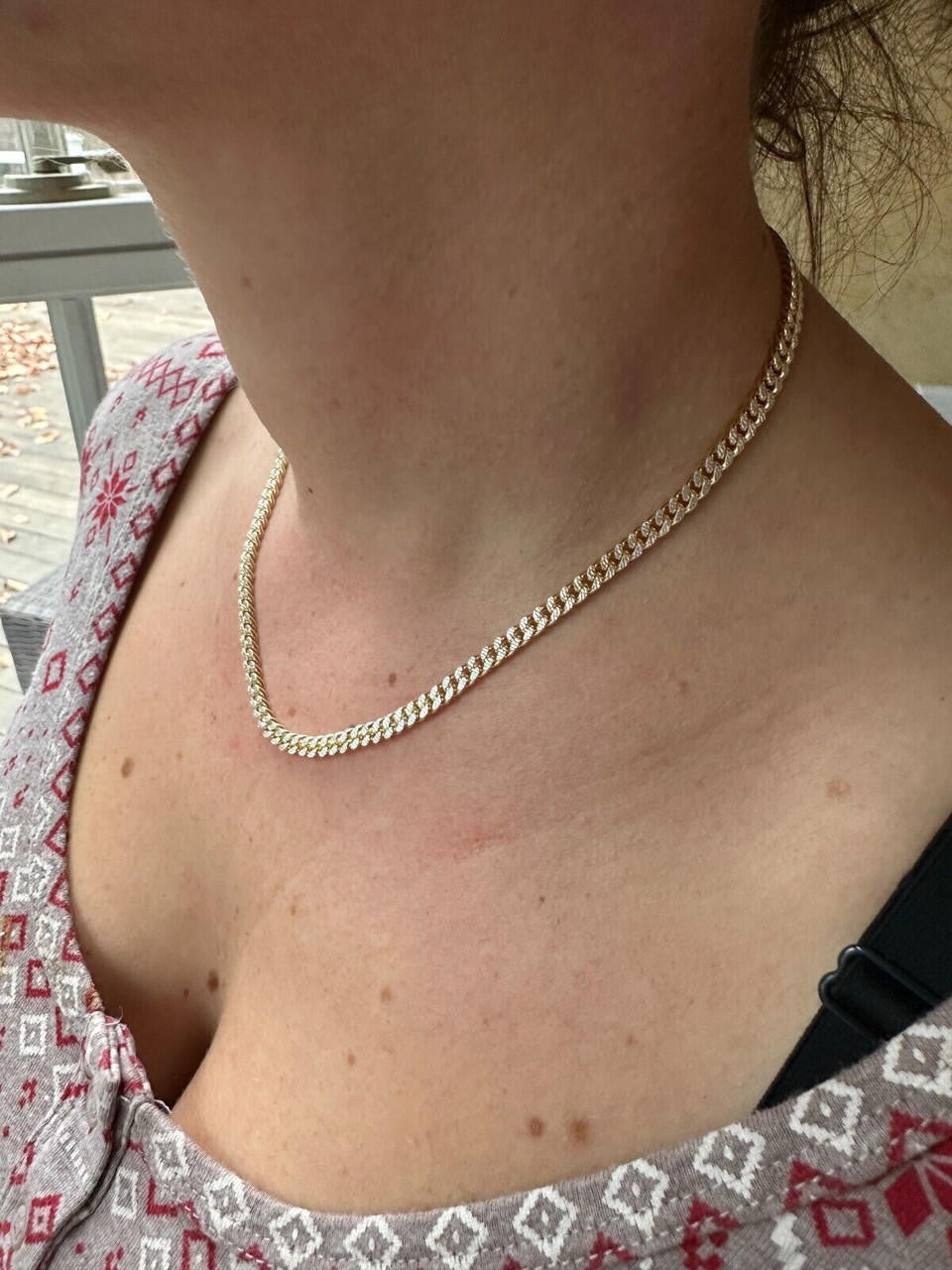 Italiano Silver, Inc. Miami Cuban Chain Bracelet Diamond Cut Two Tone 14k Gold Vermeil Real 925 Silver