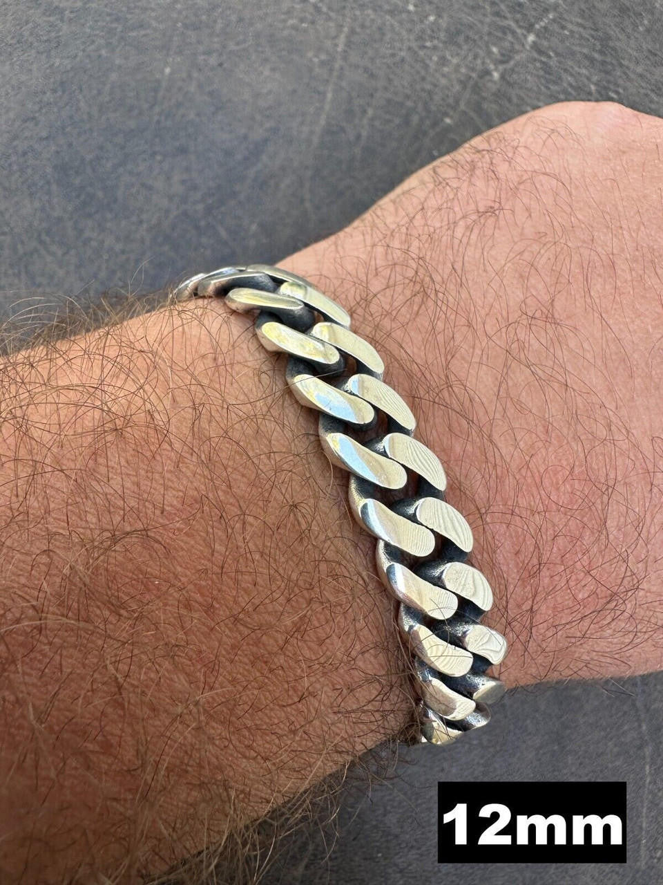 Italiano Silver, Inc. Miami Cuban Link Chain Necklace / Bracelet Real 925 Silver Rhodium Plated 6-12mm