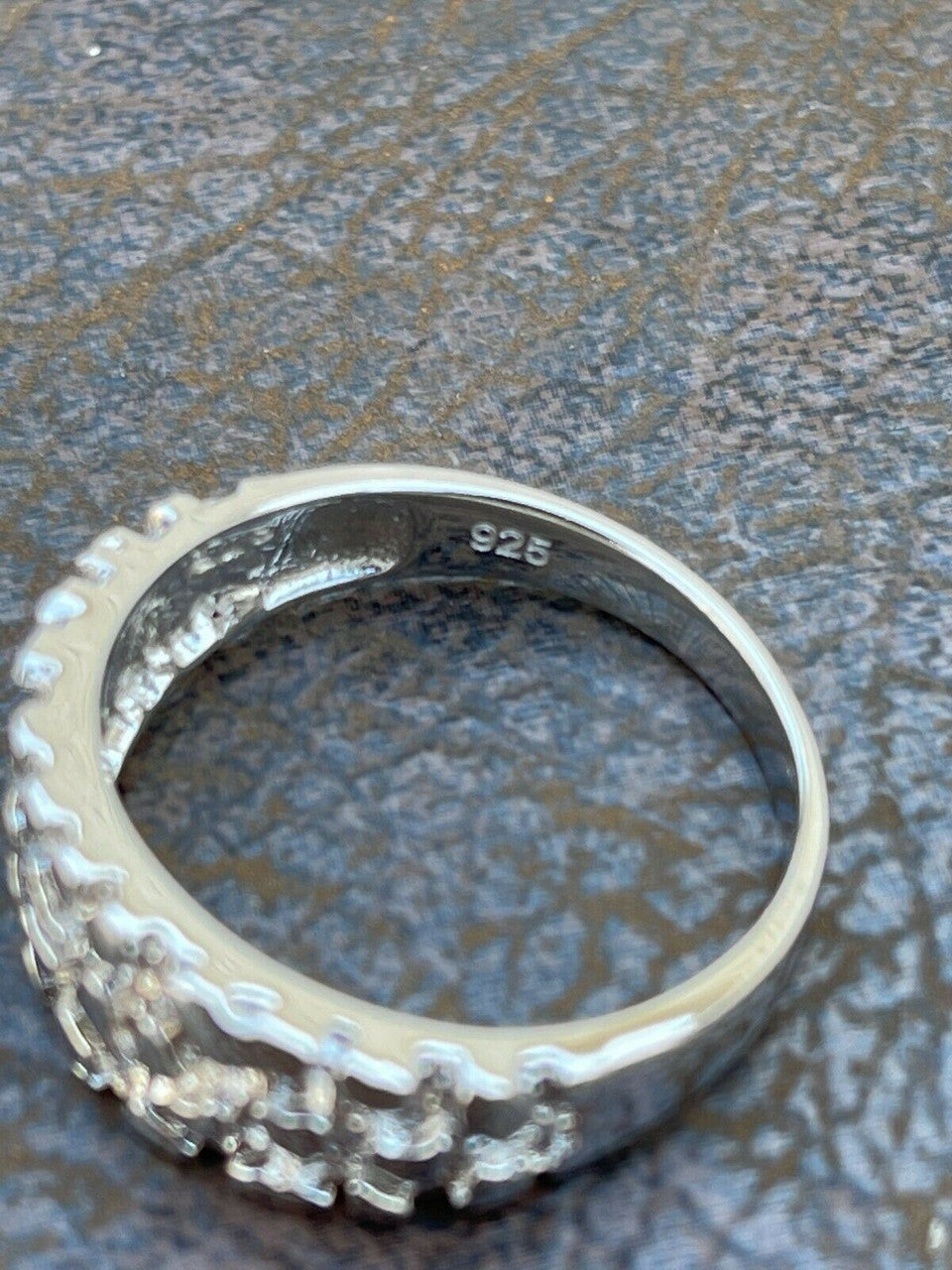 Italiano Silver, Inc REAL Solid 925 Sterling Silver Nugget Band Plain Pinky Or Ring Finger Sizes 6-13