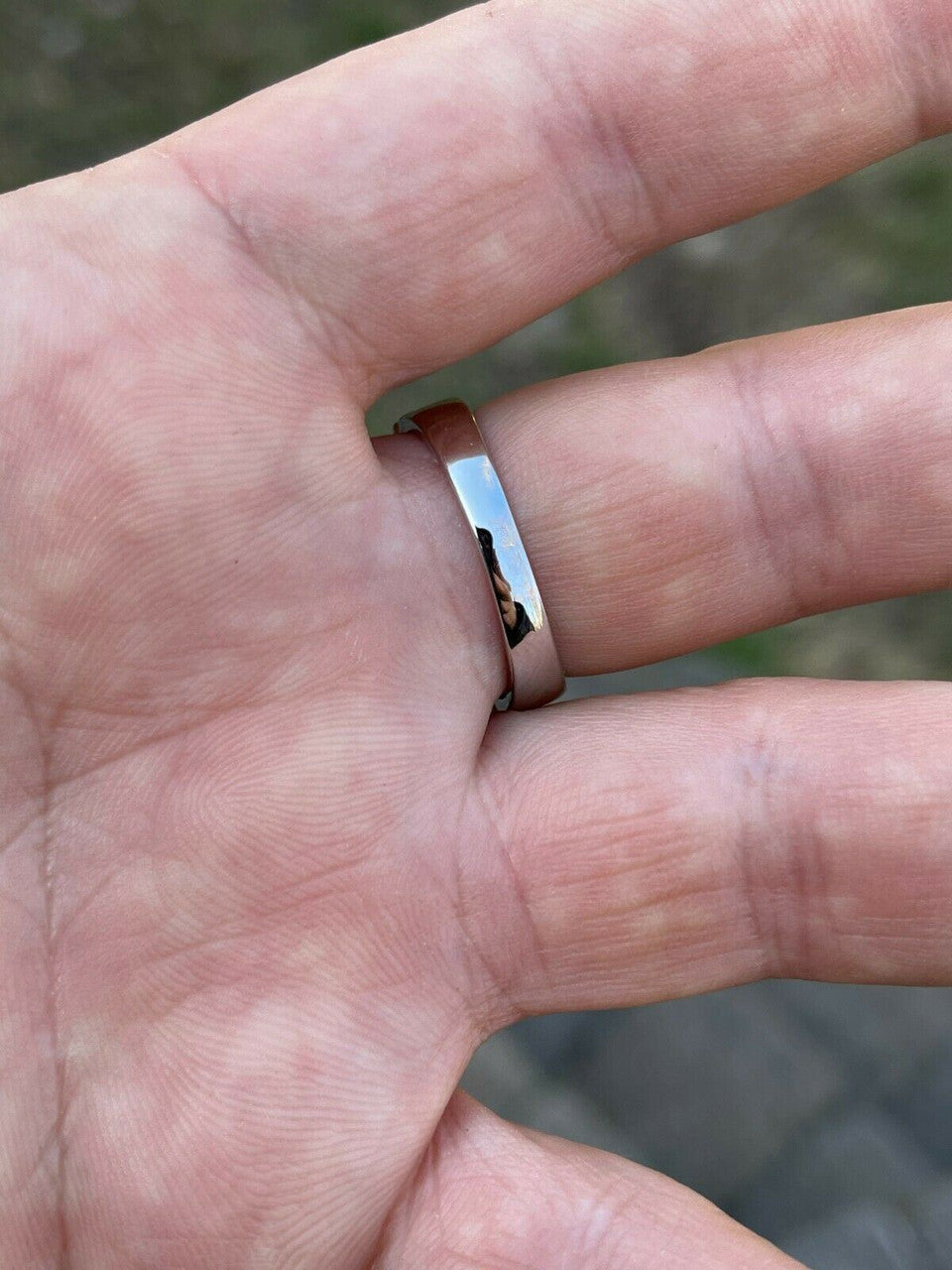 Italiano Silver, Inc REAL Solid 925 Sterling Silver Nugget Band Plain Pinky Or Ring Finger Sizes 6-13