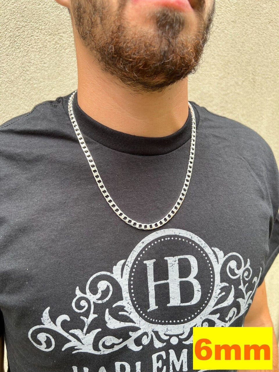 Italiano Silver, Inc Real Solid 925 Sterling Silver SQUARE Miami Cuban Chain Necklace / Bracelet Curb