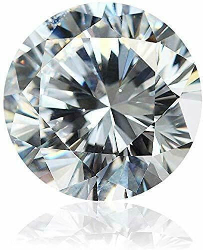 Loose Moissanite Real Gem Stone W GRA Certificate 3-12mm 0.1-6ct VVS1 D Diamond