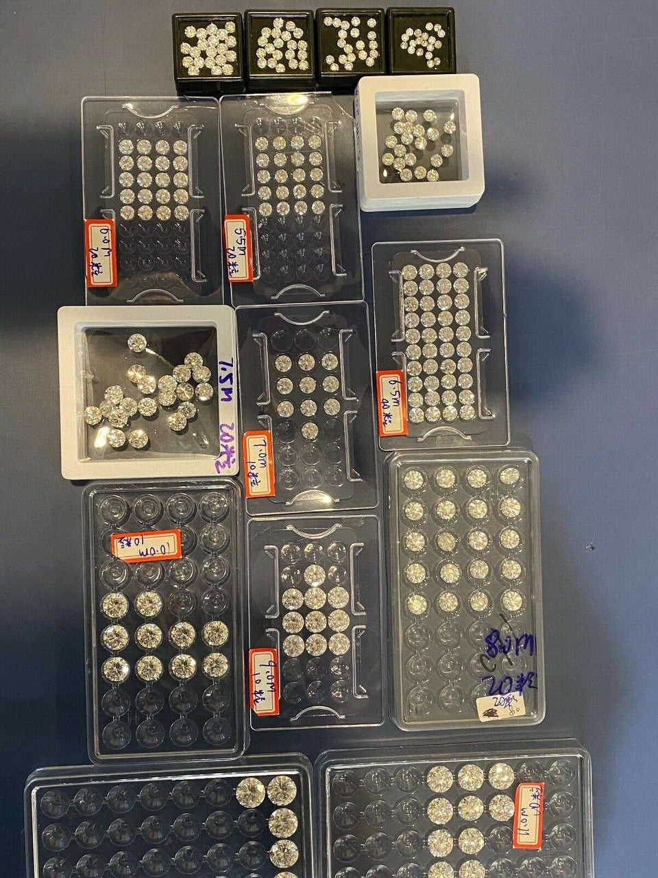 Loose Moissanite Real Gem Stone W GRA Certificate 3-12mm 0.1-6ct VVS1 D Diamond