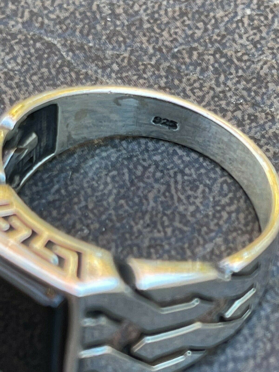 Mens Real Solid 925 Sterling Silver Black Onyx Gem Stone Ring 7-13 Pinky Signet