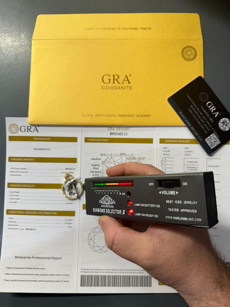 MOISSANITE 925 Silver / Gold Iced Swordfish Fishing Pendant Marlin Fish Necklace